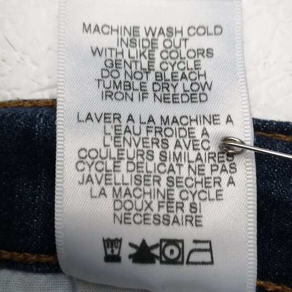 NYDJ Premium Denim Ladies Size 12 Medium Wash Jean Capri Pants - Picture 5 of 13